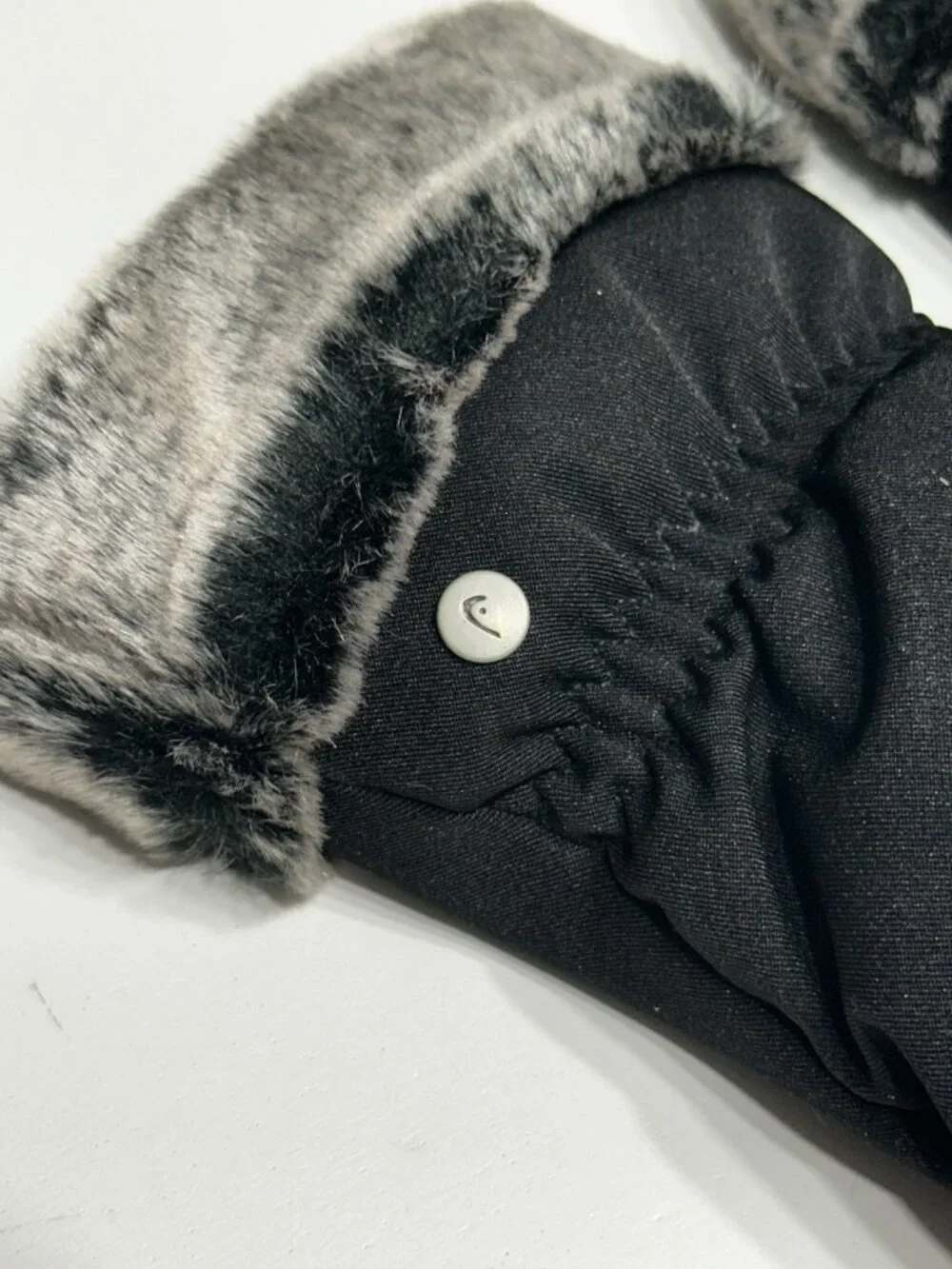 HEAD Mittens New Black Lined Large Ladies